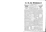 U.N.M. Weekly, Volume 021, No 17, 4/16/1919 by University of New Mexico