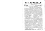 U.N.M. Weekly, Volume 021, No 19, 4/30/1919 by University of New Mexico