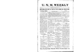U.N.M. Weekly, Volume 021, No 20, 5/7/1919 by University of New Mexico