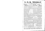 U.N.M. Weekly, Volume 021, No 22, 5/21/1919 by University of New Mexico