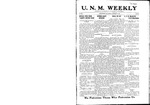 U.N.M. Weekly, Volume 022, No 6, 11/12/1919