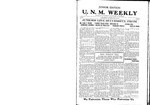U.N.M. Weekly, Volume 022, No 29, 5/19/1920 by University of New Mexico