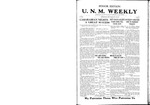 U.N.M. Weekly, Volume 022, No 30, 5/26/1920 by University of New Mexico
