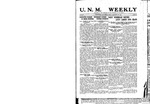 U.N.M. Weekly, Volume 024, No 2, 9/30/1921 by University of New Mexico