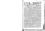 U.N.M. Weekly, Volume 024, No 7, 11/4/1921 by University of New Mexico