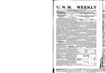 U.N.M. Weekly, Volume 024, No 14, 1/13/1922 by University of New Mexico