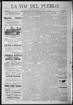 La Voz del Pueblo, 04-04-1891 by La Voz Del Pueblo Publishing Co.