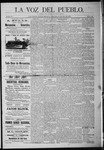 La Voz del Pueblo, 07-25-1891 by La Voz Del Pueblo Publishing Co.