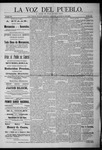 La Voz del Pueblo, 08-08-1891 by La Voz Del Pueblo Publishing Co.
