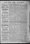 La Voz del Pueblo, 08-22-1891 by La Voz Del Pueblo Publishing Co.