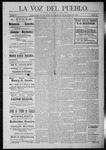 La Voz del Pueblo, 10-10-1891 by La Voz Del Pueblo Publishing Co.