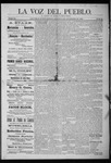 La Voz del Pueblo, 11-14-1891