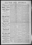 La Voz del Pueblo, 11-21-1891 by La Voz Del Pueblo Publishing Co.