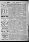 La Voz del Pueblo, 11-28-1891