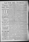 La Voz del Pueblo, 01-23-1892 by La Voz Del Pueblo Publishing Co.