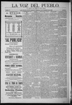 La Voz del Pueblo, 02-06-1892 by La Voz Del Pueblo Publishing Co.