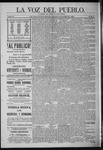 La Voz del Pueblo, 03-05-1892 by La Voz Del Pueblo Publishing Co.