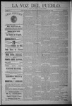 La Voz del Pueblo, 04-30-1892 by La Voz Del Pueblo Publishing Co.