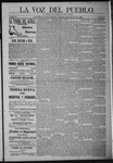 La Voz del Pueblo, 05-28-1892 by La Voz Del Pueblo Publishing Co.