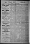 La Voz del Pueblo, 08-20-1892 by La Voz Del Pueblo Publishing Co.