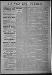 La Voz del Pueblo, 09-03-1892 by La Voz Del Pueblo Publishing Co.