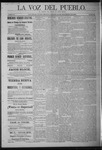 La Voz del Pueblo, 09-24-1892 by La Voz Del Pueblo Publishing Co.