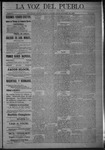 La Voz del Pueblo, 10-22-1892 by La Voz Del Pueblo Publishing Co.