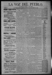 La Voz del Pueblo, 11-19-1892 by La Voz Del Pueblo Publishing Co.