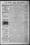 La Voz del Pueblo, 02-11-1893 by La Voz Del Pueblo Publishing Co.
