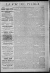 La Voz del Pueblo, 03-04-1893 by La Voz Del Pueblo Publishing Co.
