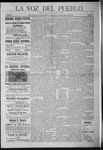 La Voz del Pueblo, 03-11-1893 by La Voz Del Pueblo Publishing Co.