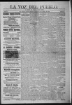 La Voz del Pueblo, 04-08-1893 by La Voz Del Pueblo Publishing Co.