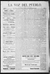 La Voz del Pueblo, 12-23-1893 by La Voz Del Pueblo Publishing Co.
