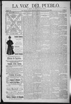 La Voz del Pueblo, 05-25-1895 by La Voz Del Pueblo Publishing Co.