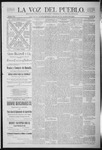 La Voz del Pueblo, 08-31-1895 by La Voz Del Pueblo Publishing Co.
