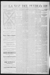 La Voz del Pueblo, 11-16-1895 by La Voz Del Pueblo Publishing Co.