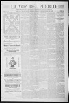 La Voz del Pueblo, 12-07-1895 by La Voz Del Pueblo Publishing Co.