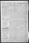 La Voz del Pueblo, 03-28-1896 by La Voz Del Pueblo Publishing Co.