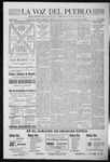 La Voz del Pueblo, 09-12-1896 by La Voz Del Pueblo Publishing Co.