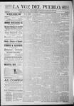La Voz del Pueblo, 05-20-1899 by La Voz Del Pueblo Publishing Co.