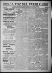 La Voz del Pueblo, 11-16-1901 by La Voz Del Pueblo Publishing Co.
