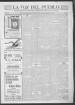 La Voz del Pueblo, 11-27-1909 by La Voz Del Pueblo Publishing Co.
