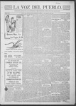 La Voz del Pueblo, 08-13-1910 by La Voz Del Pueblo Publishing Co.