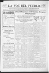 La Voz del Pueblo, 06-30-1917 by La Voz Del Pueblo Publishing Co.