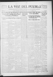 La Voz del Pueblo, 10-27-1917 by La Voz Del Pueblo Publishing Co.