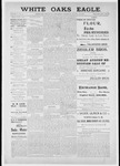 White Oaks Eagle, 08-27-1896 by John Y. Hewitt and Wm. Watson